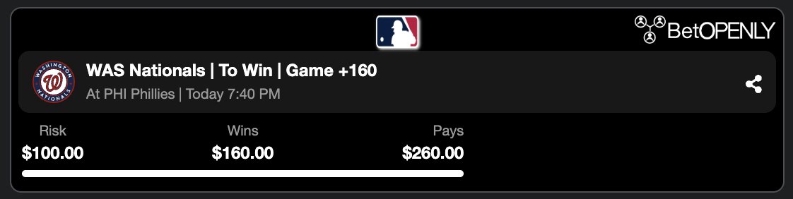 Bets on BetOpenly.com tweet media