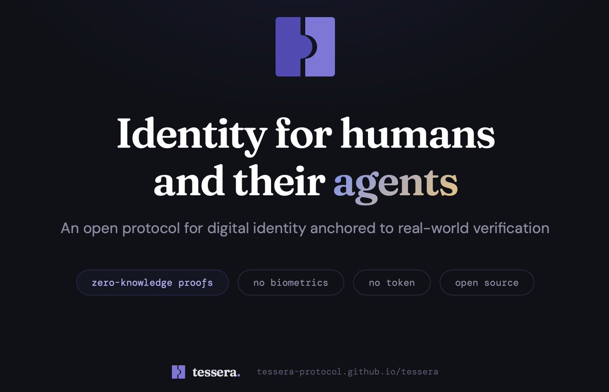 Tessera Protocol tweet media