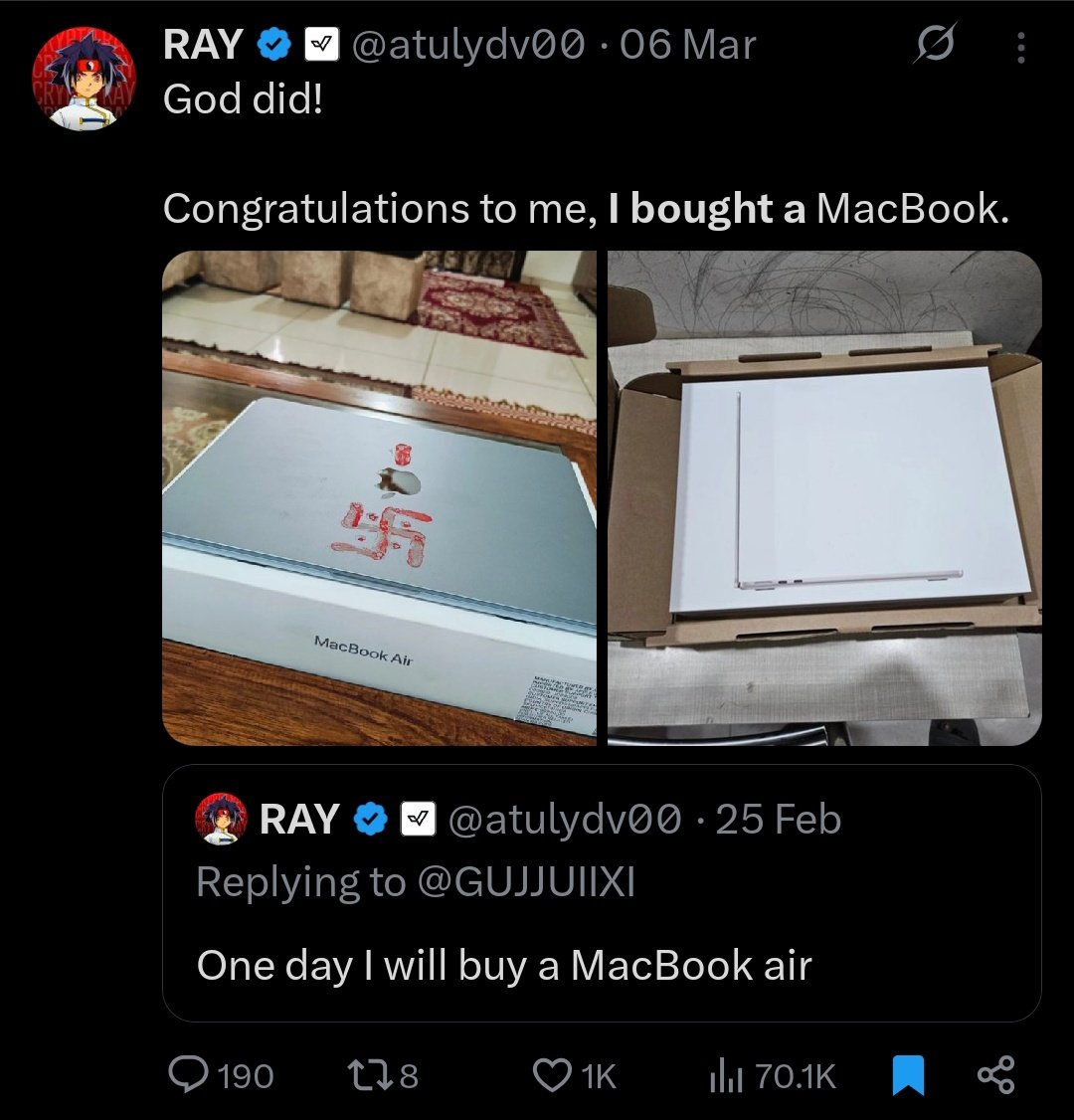 RAY tweet media