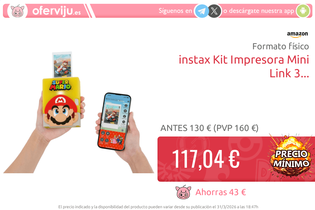 oferviju Nintendo: Ofertas de videojuegos tweet media
