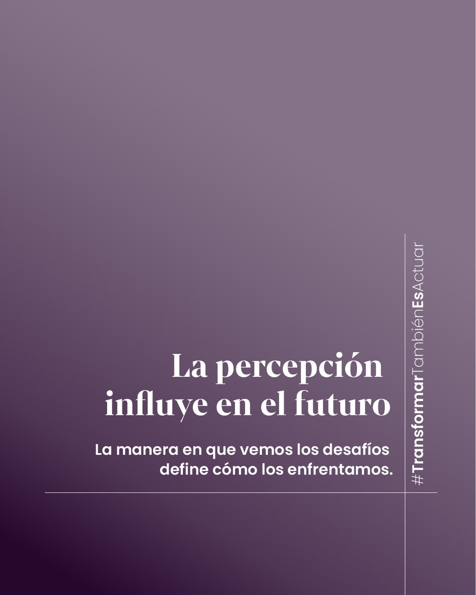 lizigomezs's tweet photo. Las transformaciones de una sociedad no dependen únicamente de los cambios que ocurren a su alrededor, sino de la manera en que decidimos interpretarlos y actuar frente a ellos. 

#TransformarTambiénEsActuar https://t.co/iPfFeQ0SDG