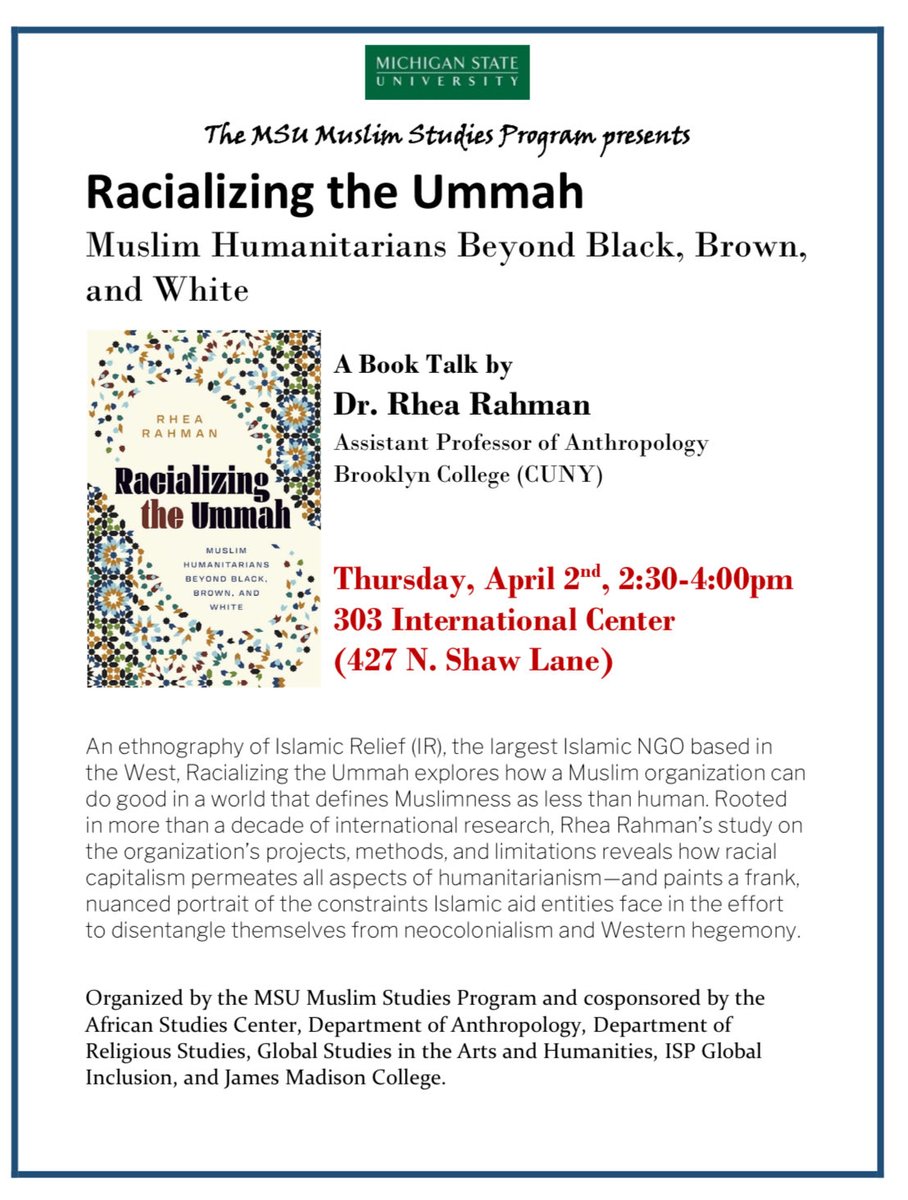 MSU Muslim Studies Program tweet media