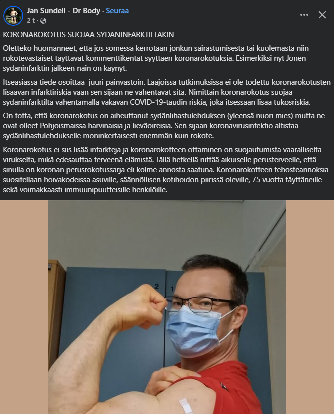 spirazori's tweet photo. Niin uskokaa nyt foliohatut! 🤣 https://t.co/SzUzOsb7ot