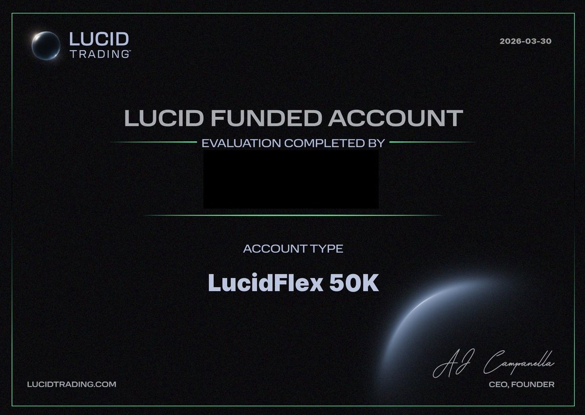 Update Funded on va le monter comme il se doit et reprendre un autre en Flex

Bons trades à tous 🫡