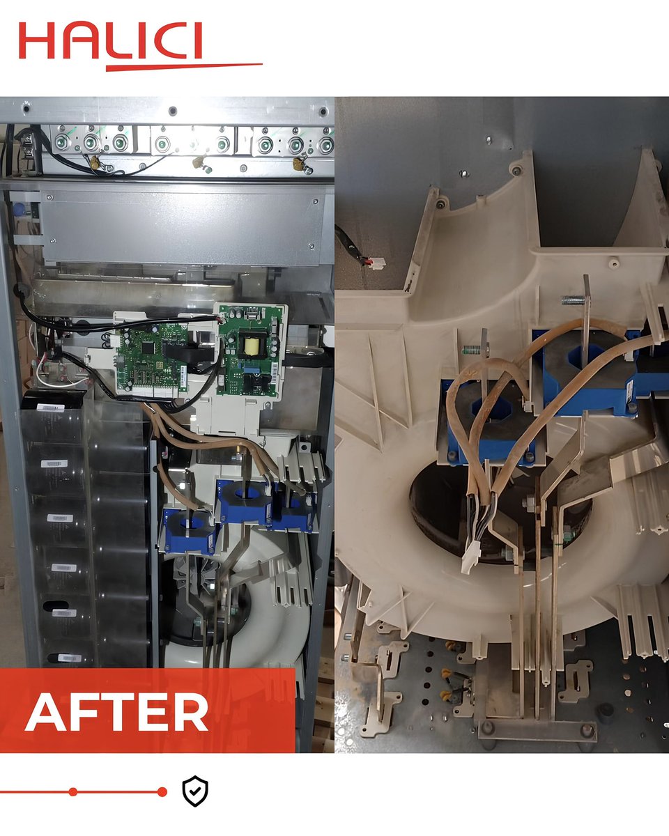 HaliciGroup's tweet photo. 6 6 Adet ACS800 (355 kW) AC sürücü bakım çalışmamızı başarıyla tamamladık! 

Uzman servis ekibimiz tarafından gerçekleştirilen periyodik bakım sürecinde, tüm kontrol, ölçüm ve test adımları titizlikle uygulanarak sistemin performansı güvence altına alındı.

📞 444 34 94

#HALICI https://t.co/pqHmrz6XJy
