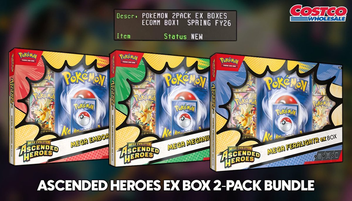 New bundle loaded for Costco 👀👀👀

We should hear more within the next week or so 

Don’t miss the notifications you can join us here in discord 👇🏾

discord.gg/TqHmTZU77

#pokemon #pokemonrestock #pokemoncommunity #pokemontcg