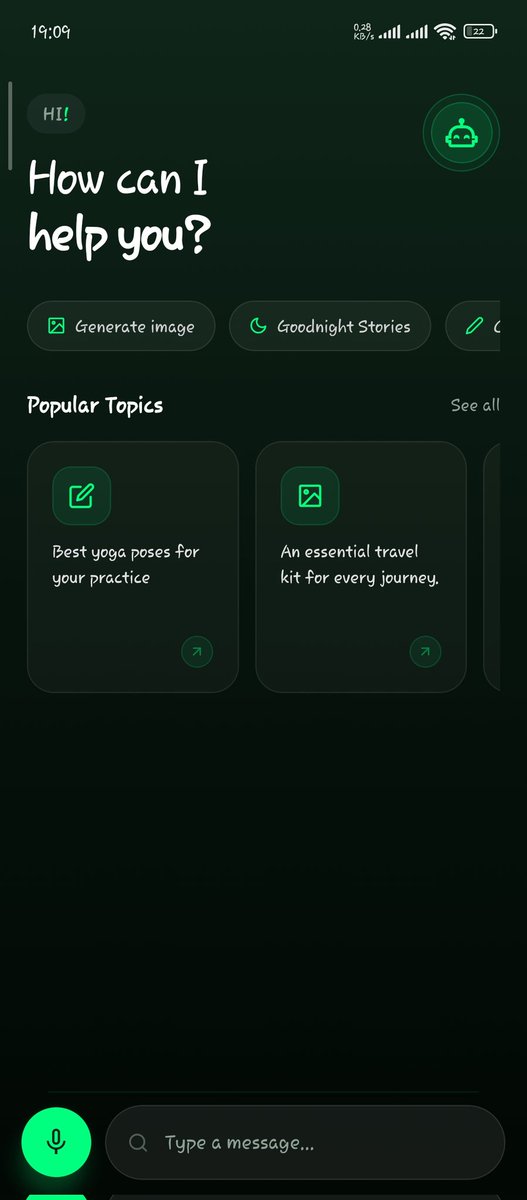 Collins_Aj254's tweet photo. Curious about building an AI app, I got you.
Meet the new intented ai
Under development 
#ai #aikenya #reactnative #devOps #softwareengineering https://t.co/RlvCqYz8Bg