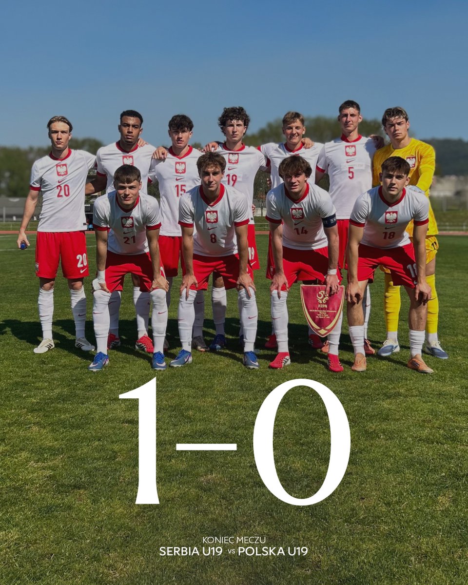 LaczyNasPilka's tweet photo. Reprezentacja Polski do lat 19 przegrała z Serbią w ramach drugiej rundy kwalifikacji do mistrzostw Europy.
__
FT #SRBPOL 1:0 🇷🇸🇵🇱 U19 https://t.co/rCVHnS9Ria