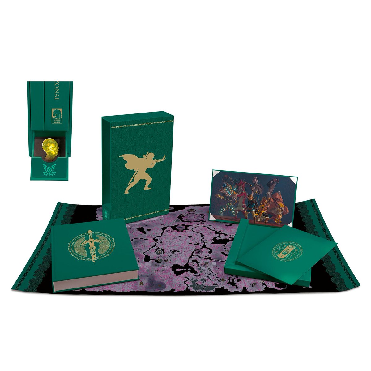 🔴CONFIRMADO: livro de Zelda Tears of the Kingdom vai ser publicado no ocidente! Com o nome de "Secrets of the Zonnai", o livro terá 424 páginas com esboços, anotações, artes conceituais, storyboards e bastidores do desenvolvimento. Serão 2 edições:

- Padrão por $59
- Deluxe por