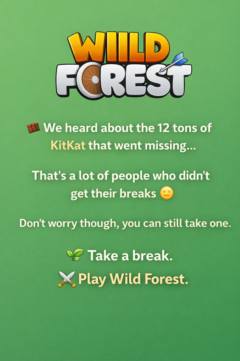 playwildforest's tweet photo. https://t.co/XGyRW0oF56
