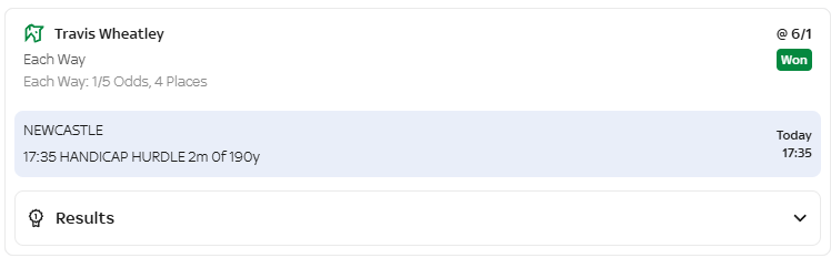 TurfTeeTips's tweet image. BOOM !
Tipped at 6/1 !
#HorseRacing #tips