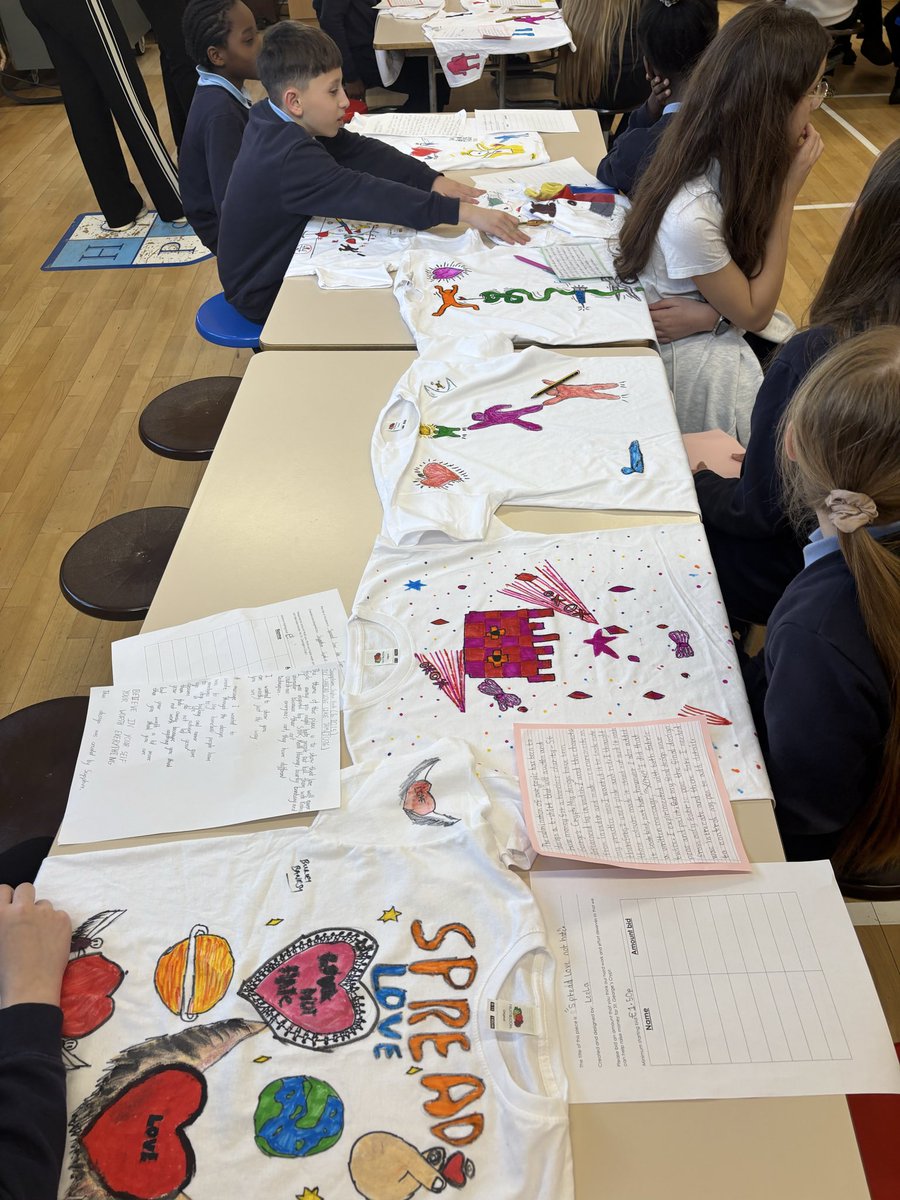 hcpsleeds's tweet photo. Thank you so much to everyone who came along to our charity auction this afternoon &amp; for your generosity, we have so far raised over £265 for St George’s Crypt. The children’s work was amazing, they have all really enjoyed our topic, “spread love, not hate.” #impossibleisnothing https://t.co/eDYgAOVgK5