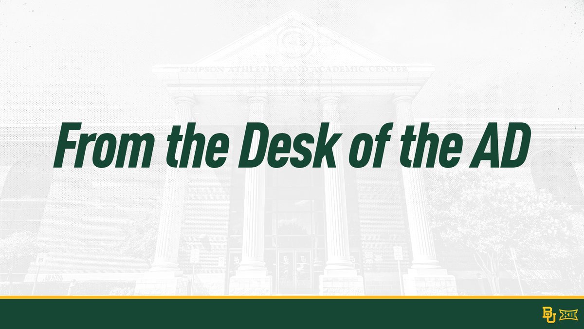 Baylor Athletics tweet media