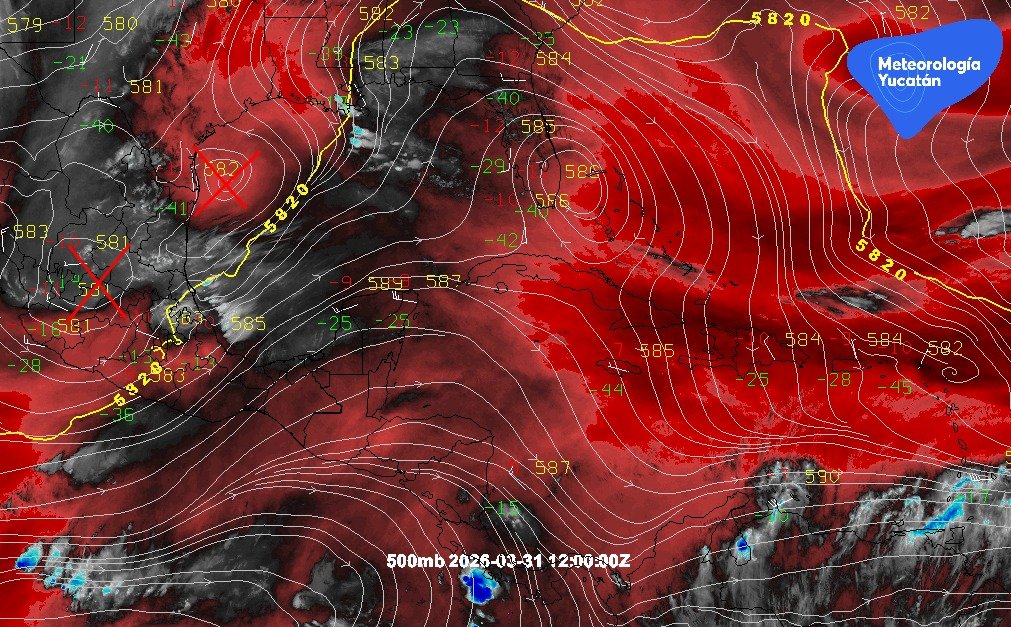 Meteorología Yucatán tweet media