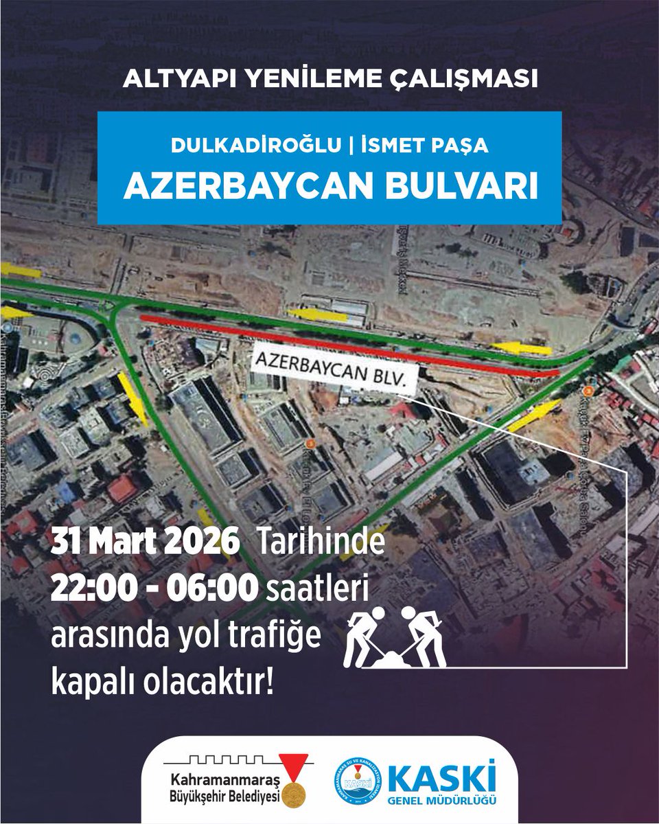 KASKİ Genel Müdürlüğü - Kahramanmaraş tweet media