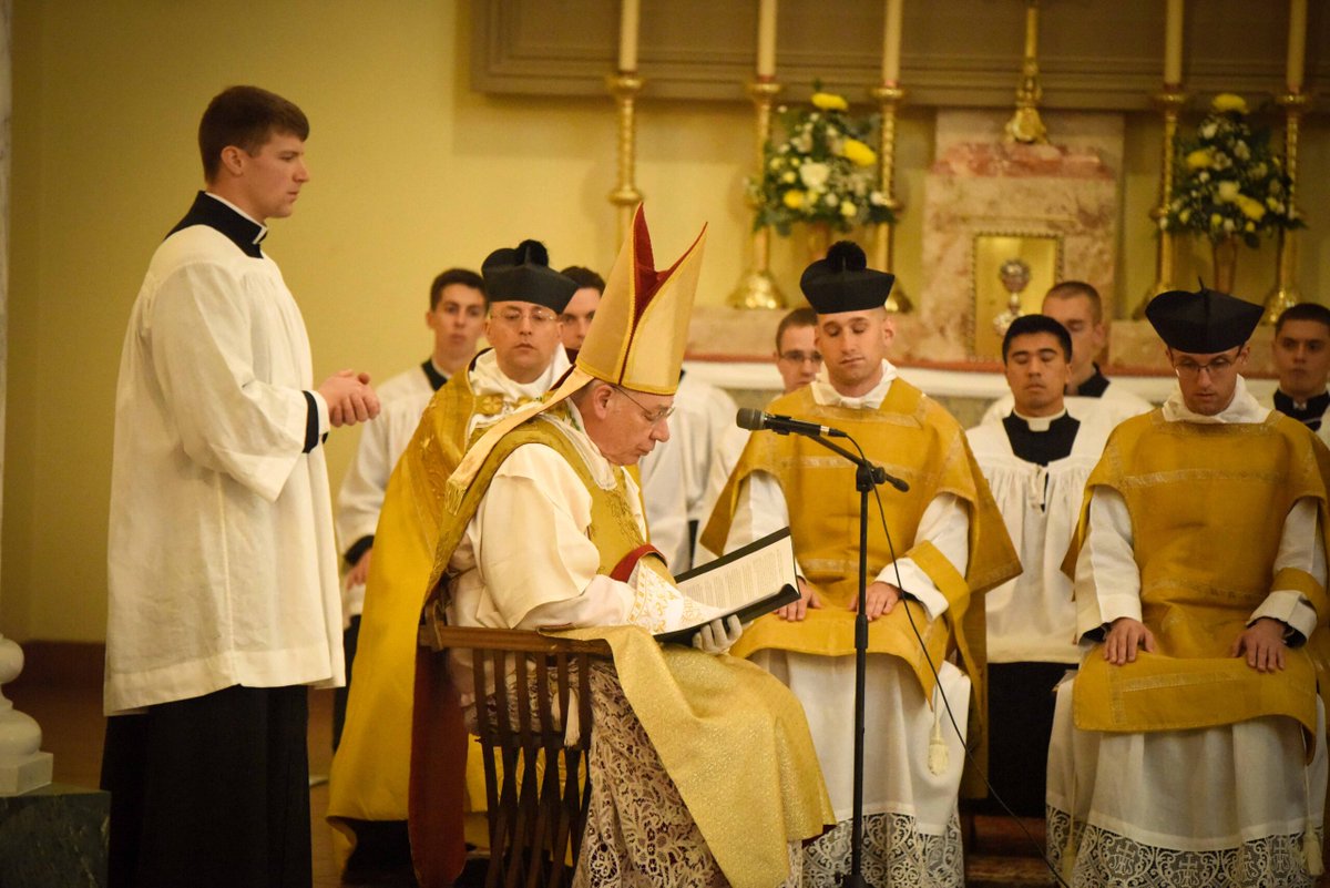 fsspna's tweet photo. "For a day in your courts is better than a thousand elsewhere." – Psalm 84:10

📍Our Lady of Guadalupe Seminary in Denton, NE

📸 Photos from Subdiaconate Ordinations 2026 https://t.co/nRXdOMJlTo