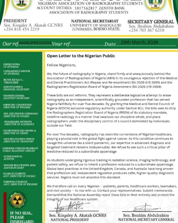DEFENDING THE FUTURE OF RADIOGRAPHY NIGERIA