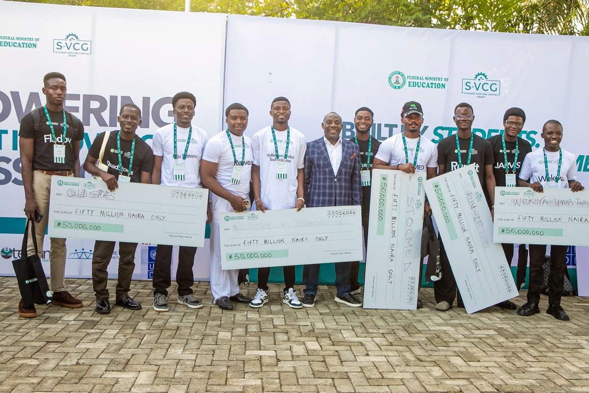 NesriNigeria's tweet photo. From ideas to impact !
After intense pitching and standout innovation, we proudly celebrate the winners of the NESRI ₦50 Million Grant.
The future is being built right here.
Swipe to see the pictures of our finalists
#NESRI #FutureBuilders #Innovation #SVCG #Entrepreneurs https://t.co/wfCZEB2Has
