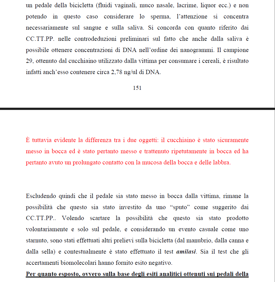 #Garlasco 

parliamo un pò della ECCELLENZA ITALIANA DELL'INVESTIGAZIONE SCIENTIFICA NEL GLOBO TERRACQUEO.

ma che dico "globo terracqueo".....facciamo tutta la GALASSIA, la nostra amata Via Lattea.

CONSIDERIAMO QUANTO SEGUE:

1. nella Strage di Erba (2006): Il RIS isolò la