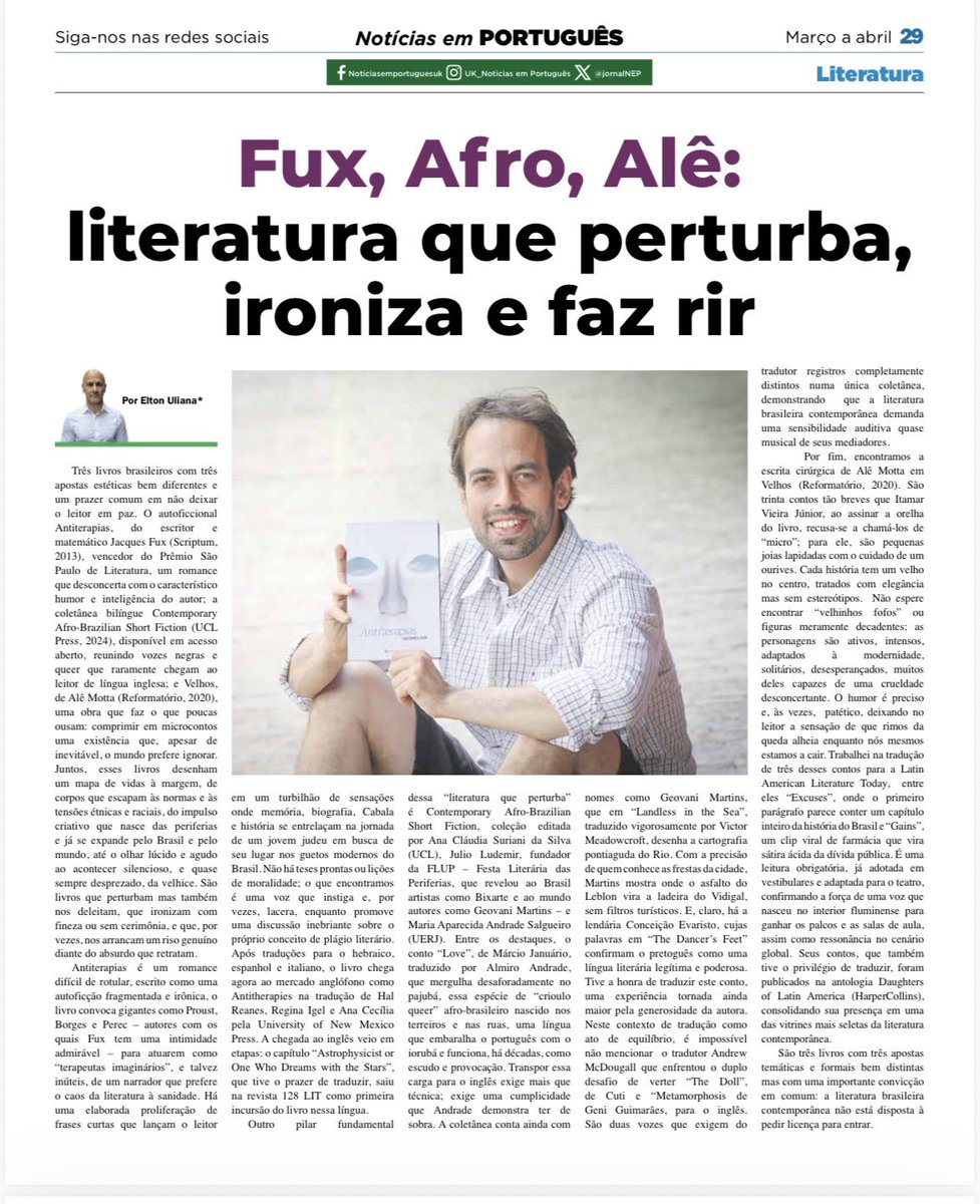 Elton Uliana 🏳️🌈 📖 🎭 🐾 tweet media
