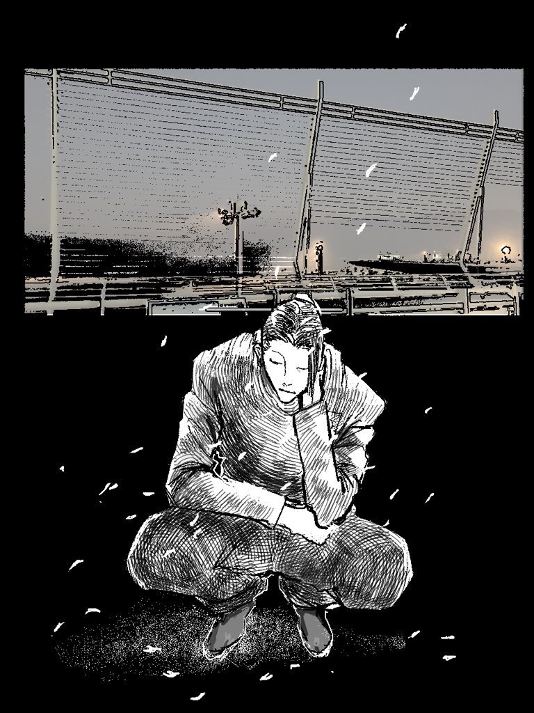 夜まだ tweet media