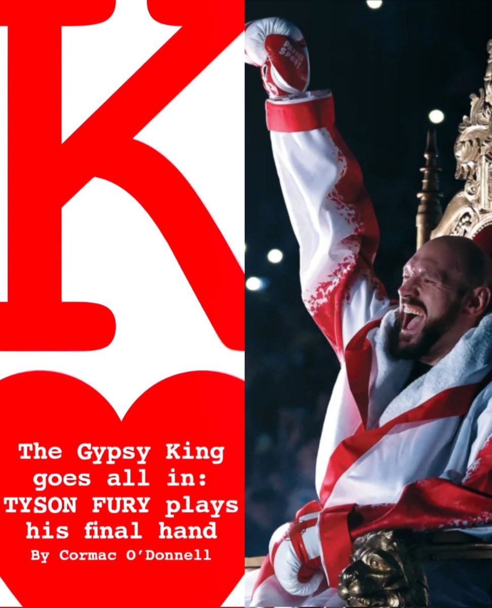 cormacodonnell_'s tweet photo. My @Tyson_Fury cover story for the April issue of @ringmagazine is available in PRINT today 👊💥✍️

Get it on newsstands - or via subscription 🔗:
https://t.co/Vv8yJ4Zxwz https://t.co/yl0KxouvSP