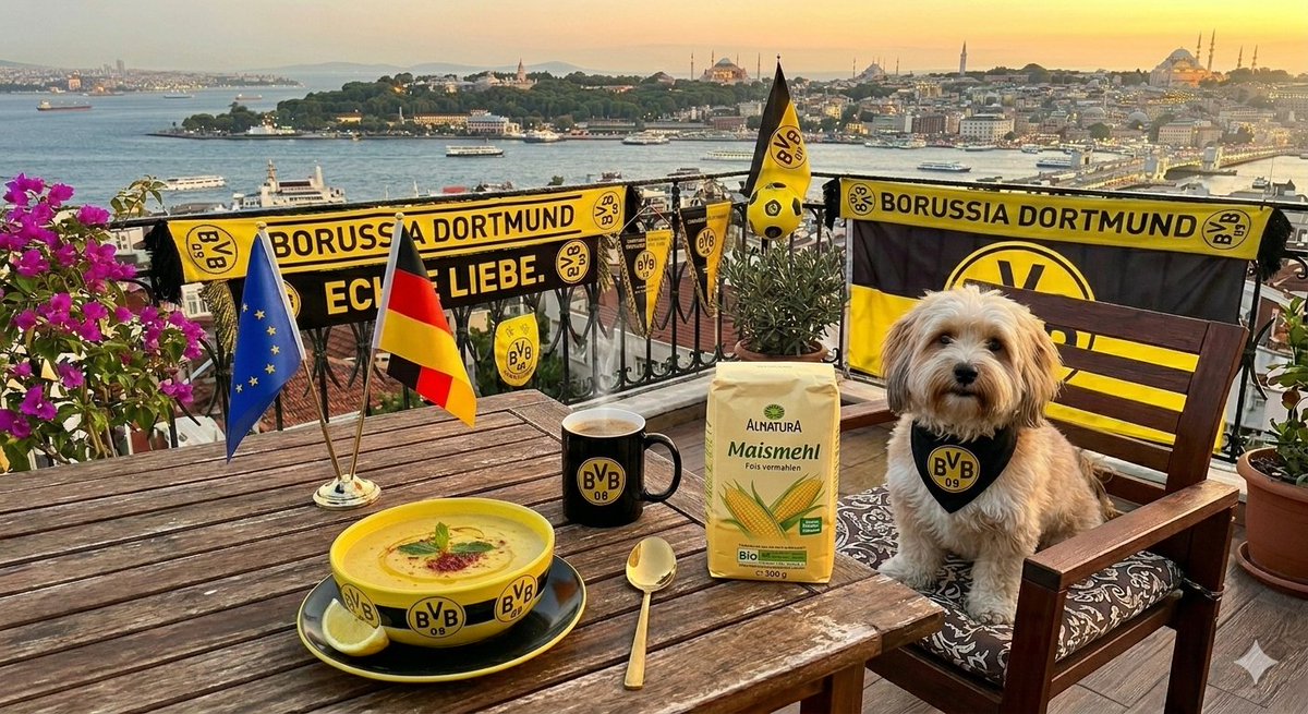 BastianDriller's tweet photo. #TürkischeKüche 🍽🇹🇷🤌🏻😍🥰🤤😋
#CennetCorbasi 🥔🧅🧄🌶🥣🥄🇹🇷🤌🏻😍🥰🤤😋
#Kartoffelsuppe 🥔
#Henssler 👨🏻🍳
#Kerrygold 🇪🇺🇮🇪
#Alnatura 🇪🇺🇩🇪
@HexeHanna8 @bvbandy1979
@SchroderDemila
🖤💛 19:09 Uhr
👇🏻Das ist eine #Mehlschwitze
👇🏻& #Amy 🐕🖤💛🤌🏻🤗🥰
👇🏻in #Istanbul 🇹🇷🌆🏙🌇🌃🌉🕌 https://t.co/MfdEaPnwRZ