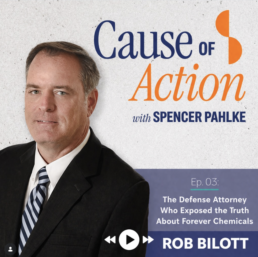 WalkupLawFirm's tweet photo. On this week’s Cause of Action podcast is Rob Bilott. Rob started as a defense attorney. But he’s gone on to bring major environmental class actions against chemical companies, &amp; helped expose the truth about toxic "forever chemicals." Rob’s book Exposure. https://t.co/UE9U59VZPm https://t.co/x7sIKFe53w