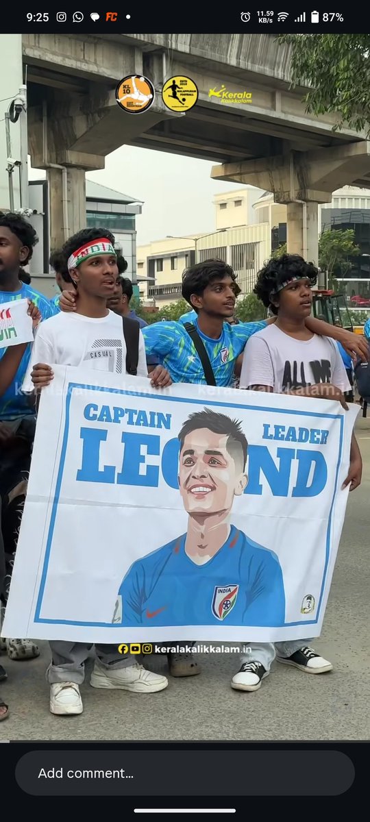 ChhetriFanskl's tweet photo. We were featured 
Thanks all💙🙏🏻
#IndianFootballForwardTogether https://t.co/Z4nNapzkJV