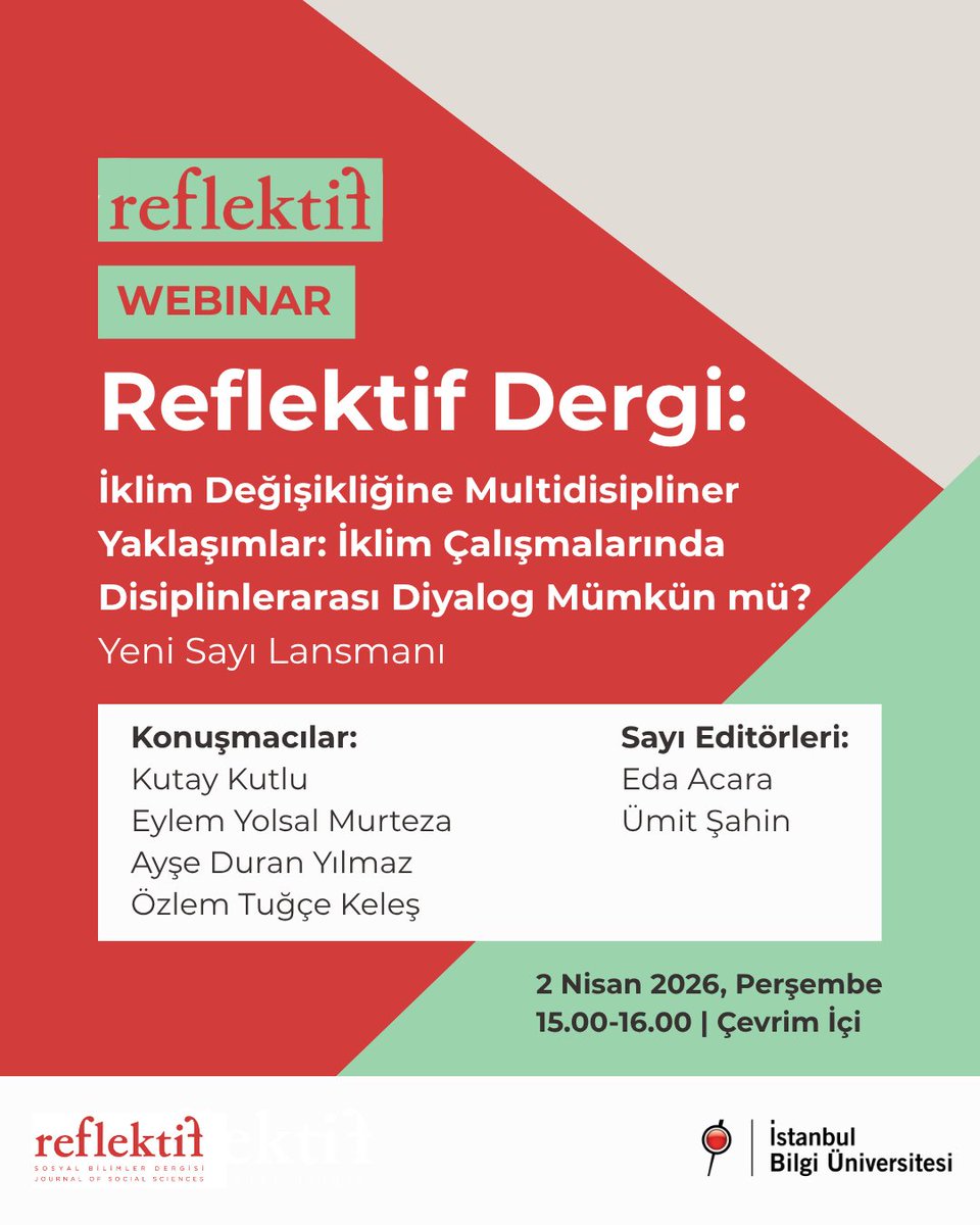 Reflektif Sosyal Bilimler Dergisi tweet media
