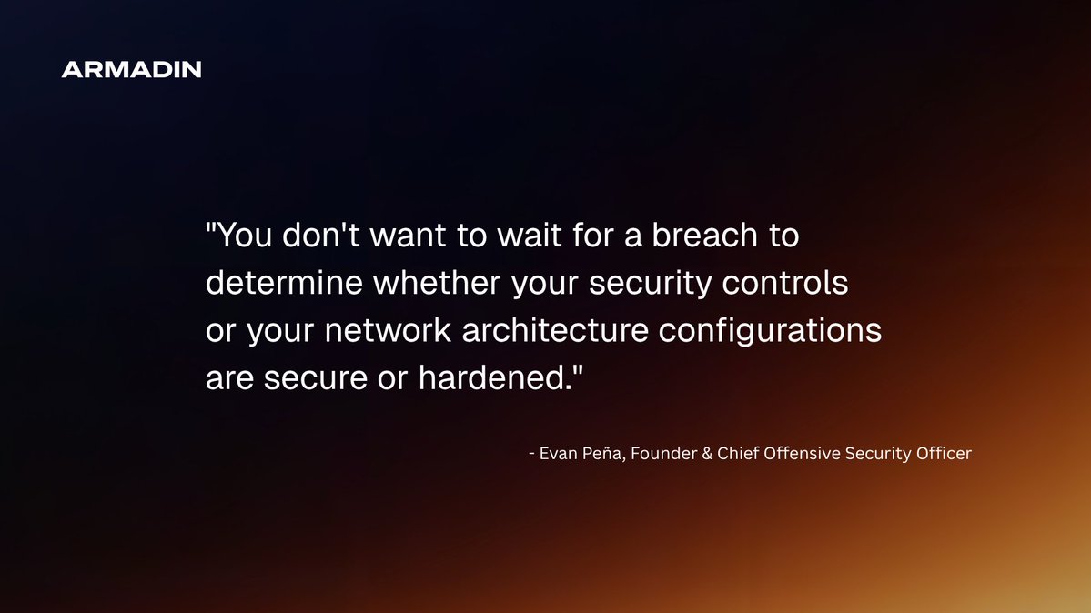 You can't wait for a breach to know if your defenses work.

Evan Peña spoke to <a href="/ISMG_News/">ISMG Network News</a> on why continuous, AI-driven testing isn't optional anymore, and what real remediation looks like. govinfosecurity.com/how-ai-based-r…