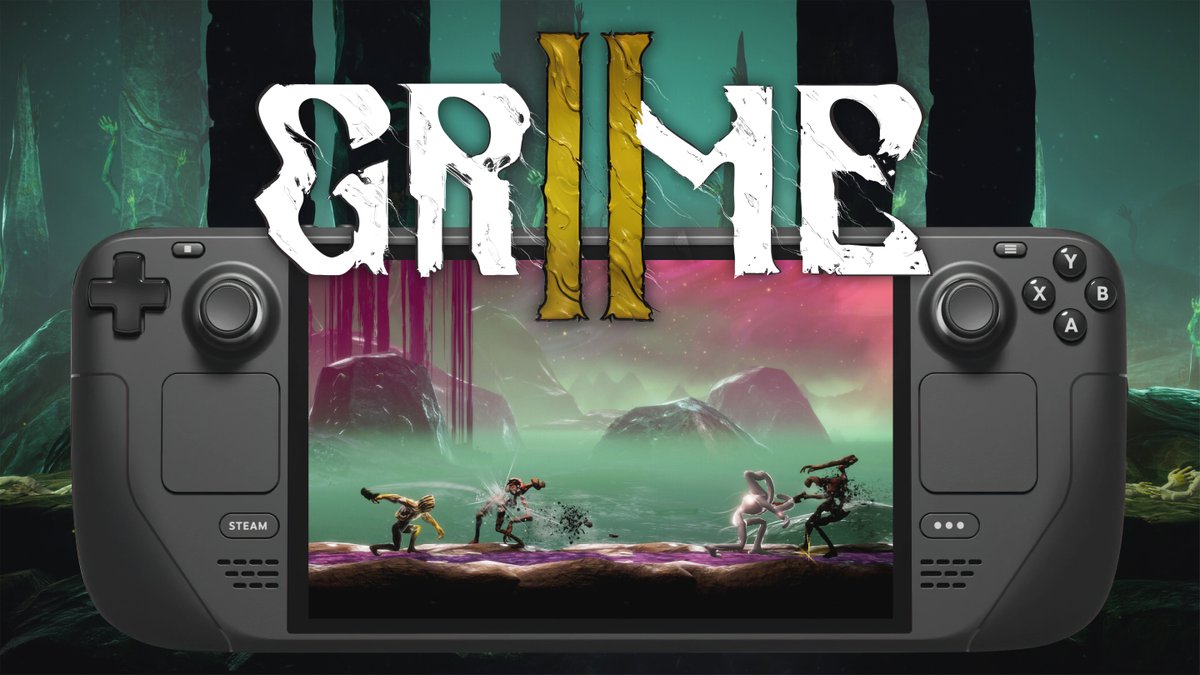 SteamDeckGaming's tweet image. Grime II just released and plays great on the Steam Deck!
youtu.be/x-vmq25peSU

#grimeii #steamdeck