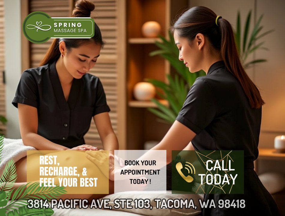 spring7820's tweet photo. Services offered include Deep Tissue, Swedish, Shiatsu, Walk on Back, Sports, Hot Stones, 4 Hands, Couples, and Standing Regular Shower, tailored to your needs.

Visit Us Today! 🌼 https://t.co/qthvn47doC