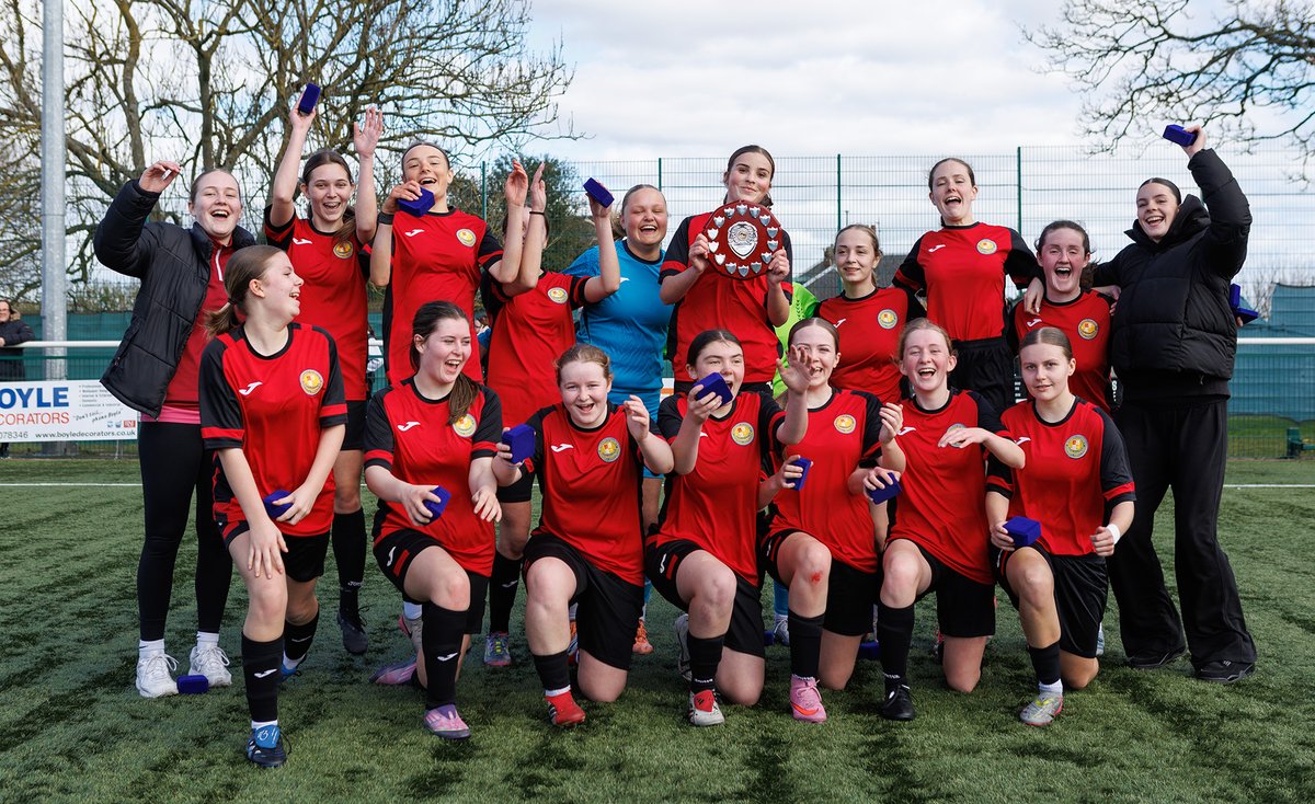 sschoolsfa's tweet photo. GIRLS @inspiresport  SENIOR NATIONAL TROPHY FINAL 26 | Congratulations to Ayrshire who beat North of Scotland 3-2 today at Broughty Athletic FC to lift the @inspiresport  Senior Girls National Trophy. https://t.co/CKpEmzrLPs