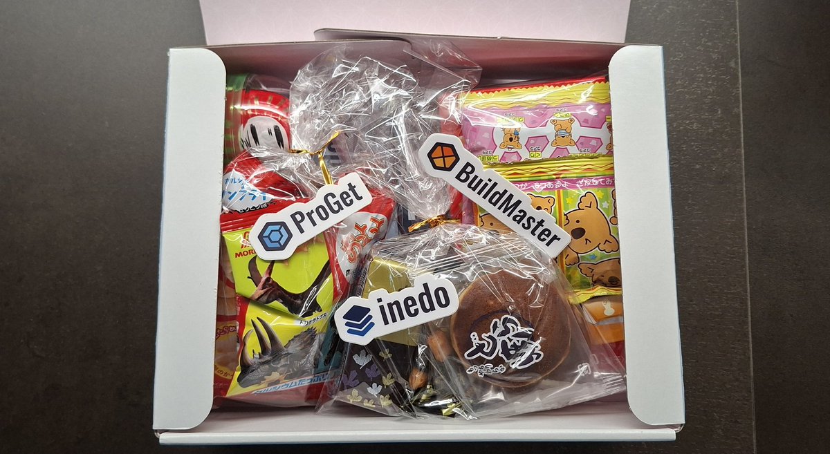 FabMan08's tweet photo. Thank you @Inedo !!!
Awesome snack box!!! https://t.co/C7ubwFhtdS