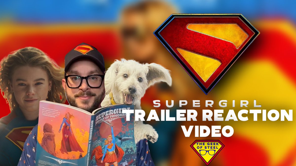 "Home is wherever you are, buddy."

My trailer reaction video and breakdown of the @Supergirl trailer. 

I am ready for the Summer Of Supergirl!

#Supergirl
❤️💛💙
youtube.com/watch?v=RadjgD…