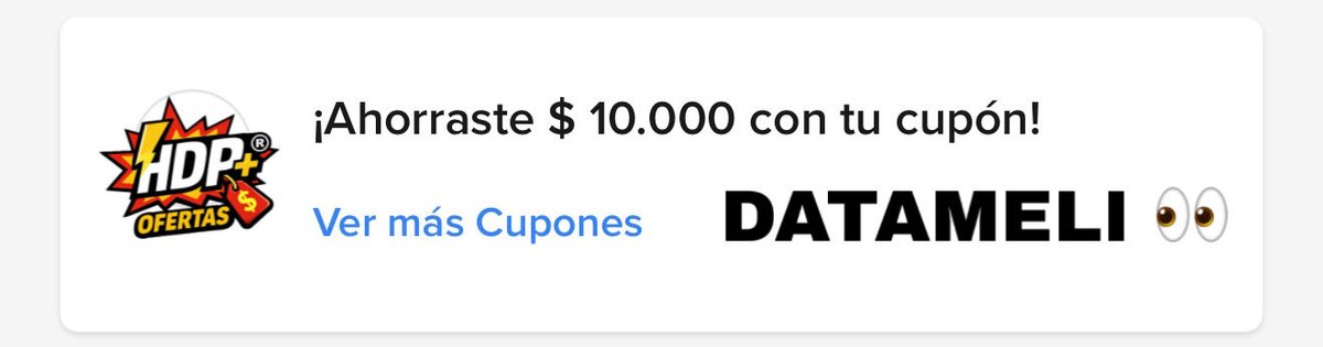 hdpofertas's tweet photo. 🚨CUPONAZO!
10 mil, minimo 80000 https://t.co/GMfX84l4Iw