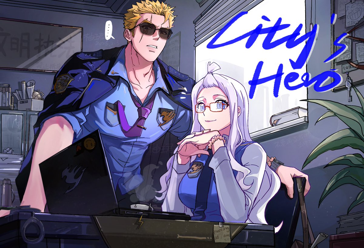 FT👮CITY  HERO
Not following the official setting original costume
#FairyTail #miraxus