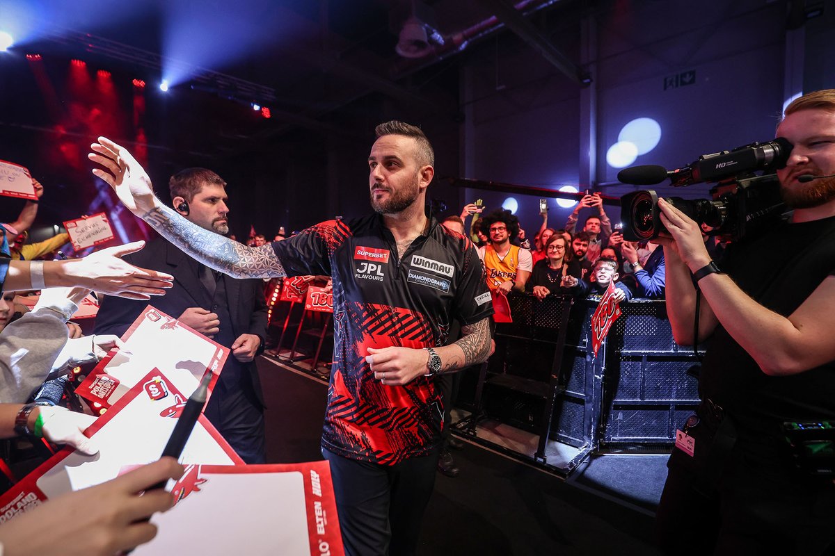 OfficialPDC's tweet photo. Wessel Nijman and Joe Cullen will go head-to-head in Tuesday's Players Championship 8 final!
Who will take the title in Leicester? 🏆
Watch live on PDCTV from 1830 BST...
📺 https://t.co/YyBPPwoMK8
#PC8 https://t.co/fM1JOByCfG