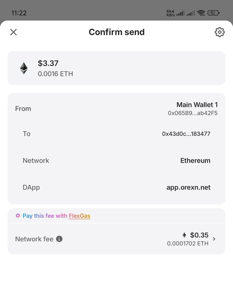 SamirIslam88026's tweet photo. @OrexnX 3 $ gass fee 🙄 https://t.co/VsE9kAk9CN