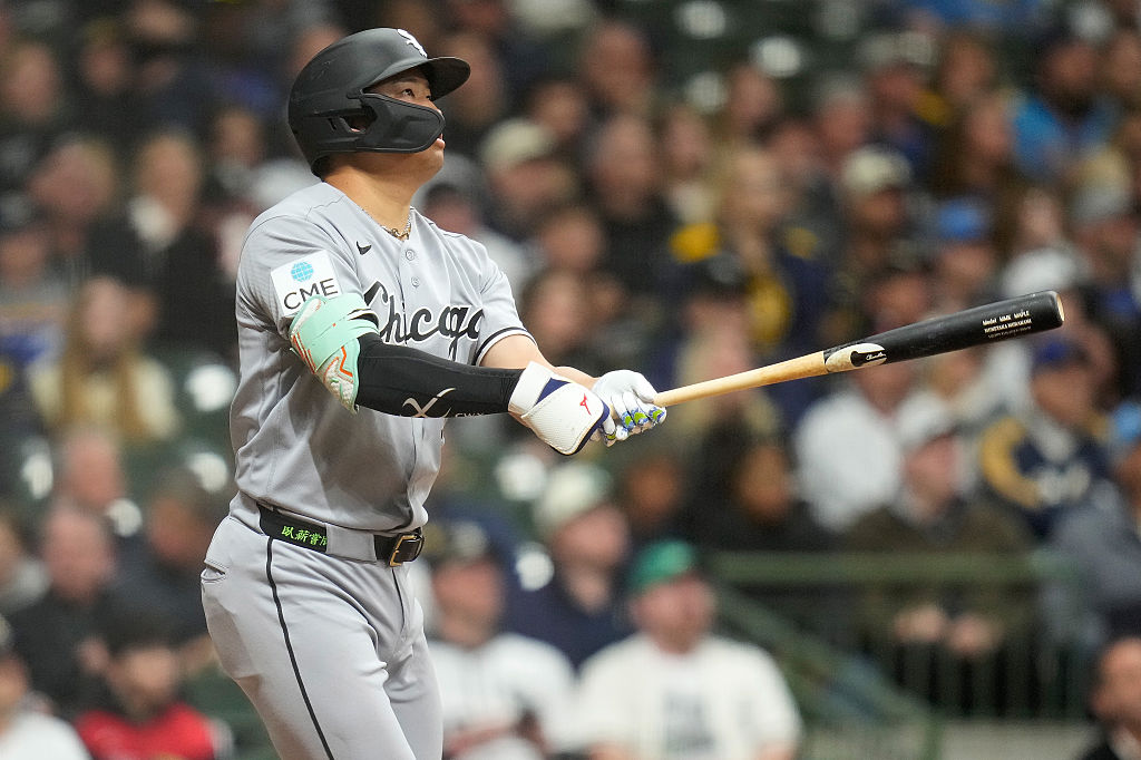Rahimi_Harris's tweet image. Will #White Sox slugger Munetaka Murakami hit 40 homer runs in his rookie season?

@mharrisonair &amp;amp; @Russ_Dorsey1 are talking about it.

🎧thescorechicago.com/listen
💻Twitch.TV/TheScoreChicago
