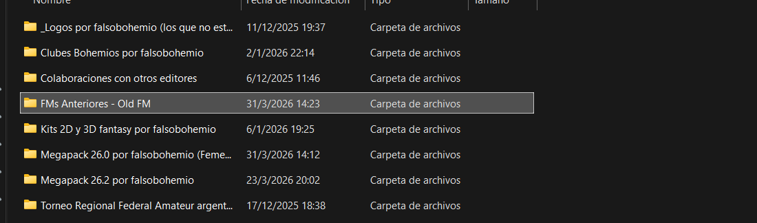 falsobohemio's tweet photo. Hola a todos, como estan? A partir de este momento en el megapack 2026 tambien van a encontrar los megapacks del FM24, FM23, FM22 y FM21 para que este toda mi historia completa. Espero que les guste y que lo disfruten

Un RT me ayuda mucho https://t.co/5PtoXJTEdq