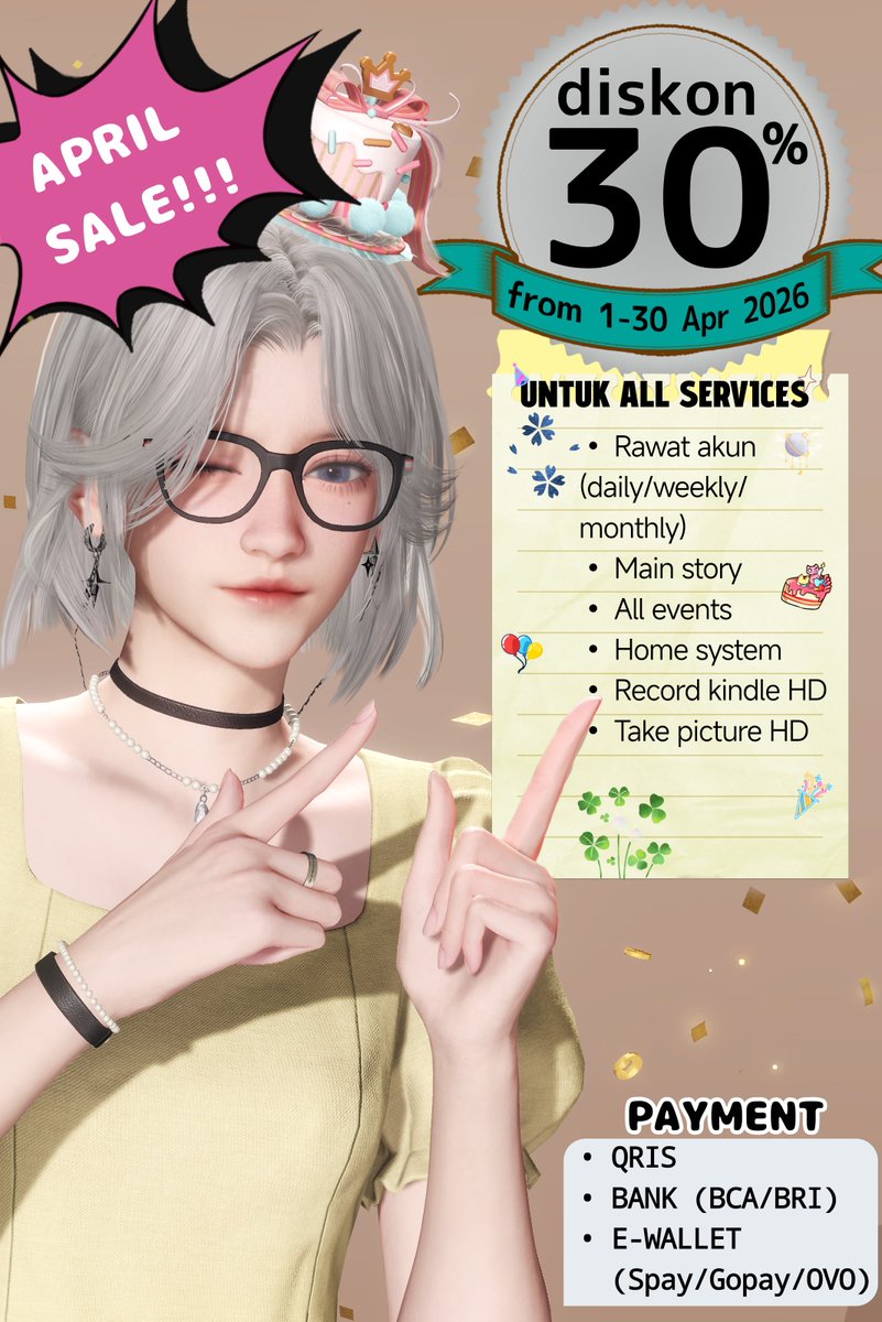 yesta ★ joki lads disc 30% 📌 tweet media