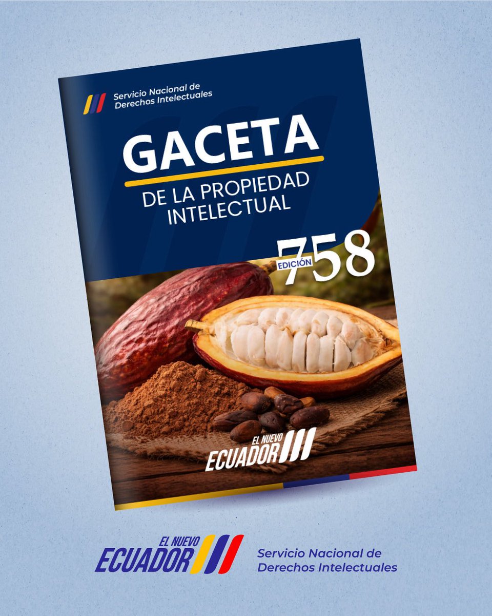 Servicio Nacional de Derechos Intelectuales 🇪🇨 tweet media
