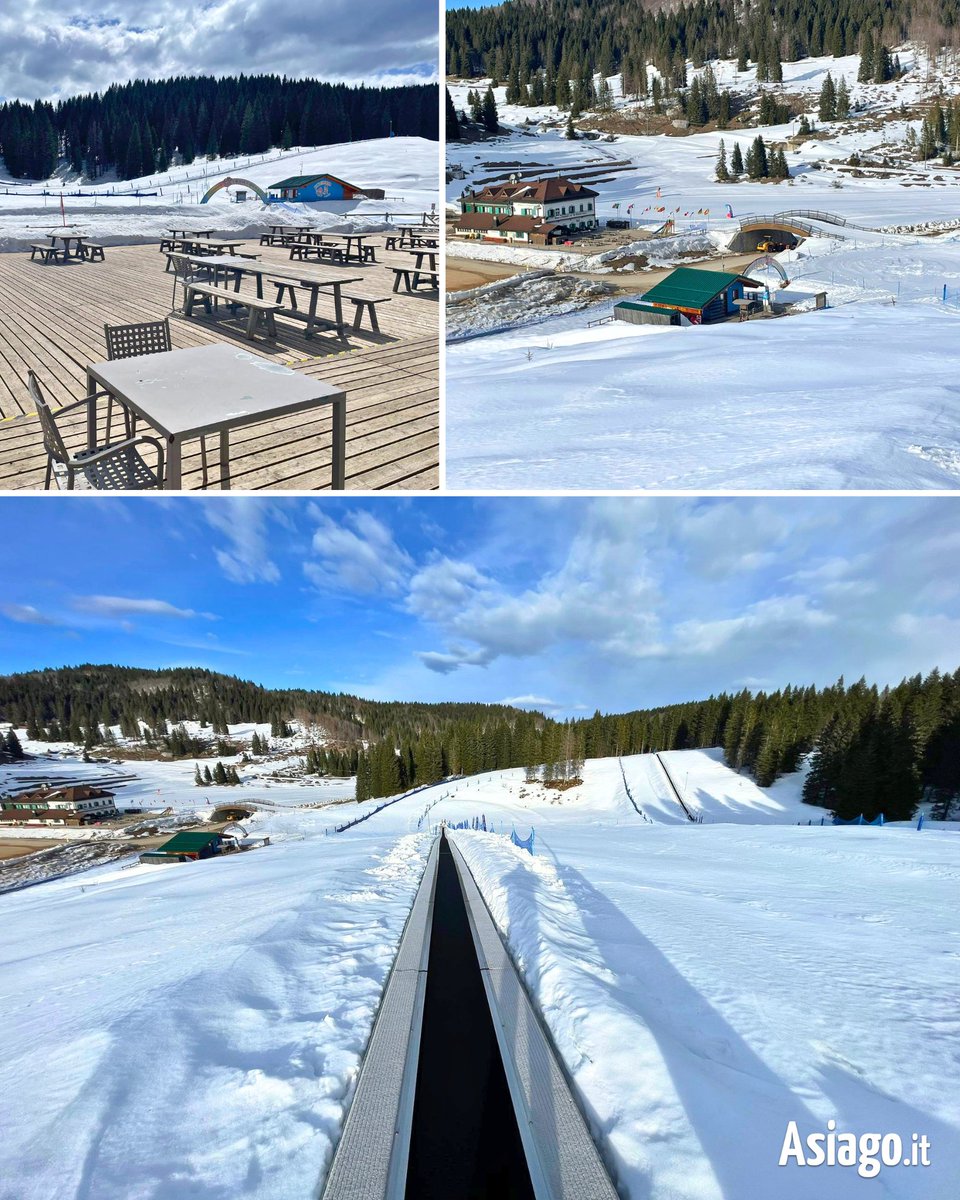 AsiagoIt's tweet photo. IN DIRETTA DA #CAMPOMULO! 📷
Qui c’è ancora tutto quello che serve per le ultime giornate sulla #neve… e per il #weekend di #Pasqua si può ancora #sciare!
- Rifugio Campomulo aperto da ven 3 aprile a lun 6 (ristorante solo pranzo)
- Centro Fondo e Snow Fun Park sab 4 e lun 6 https://t.co/squU1NyAgh