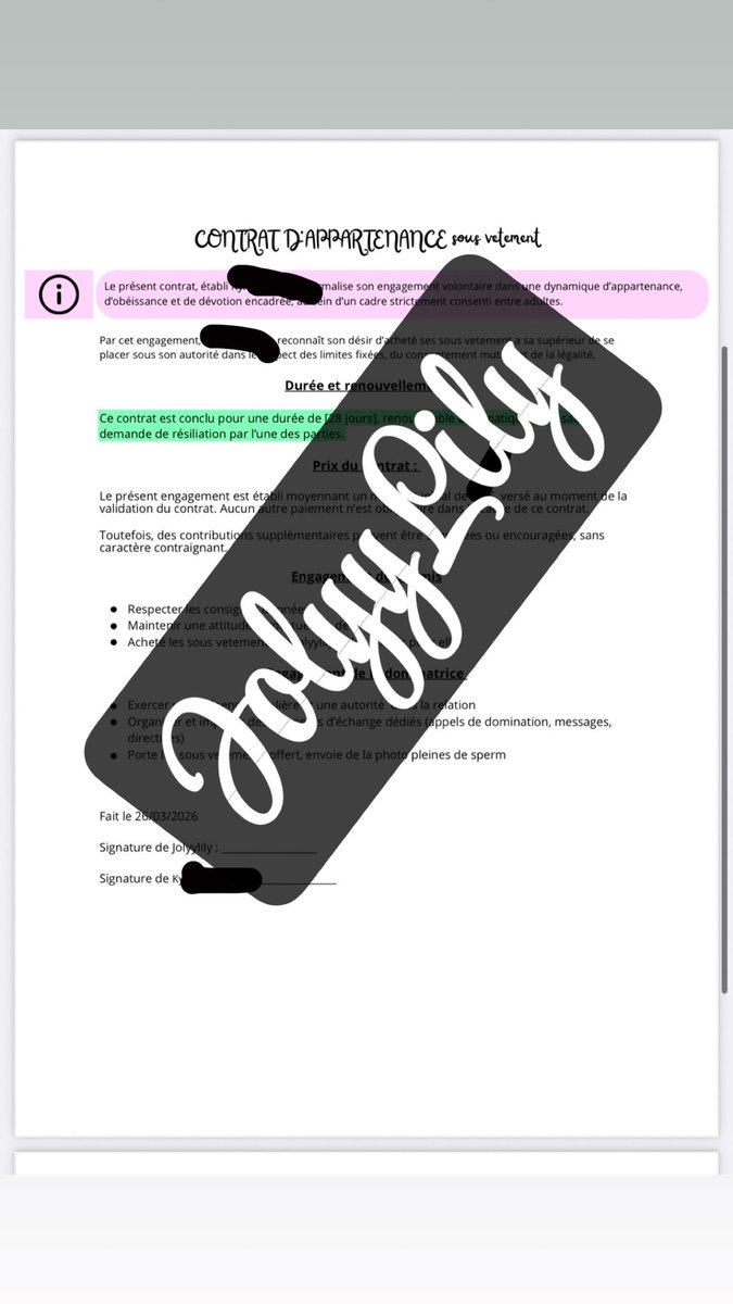 JolyyLily's tweet photo. Je cherche encore des toutous pour mon contrat d’appartenance 🐕
-chien appartenance tout court 
-contrat sissy 
-esclave de sous vêtements 
-esclave du cuir https://t.co/I8QJD9Wdri