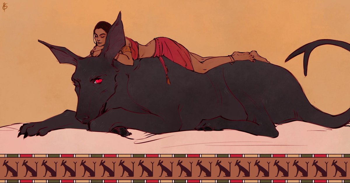 Терпение зверя

Сет в обличье своего животного-символа (ша) 

#клубромантики