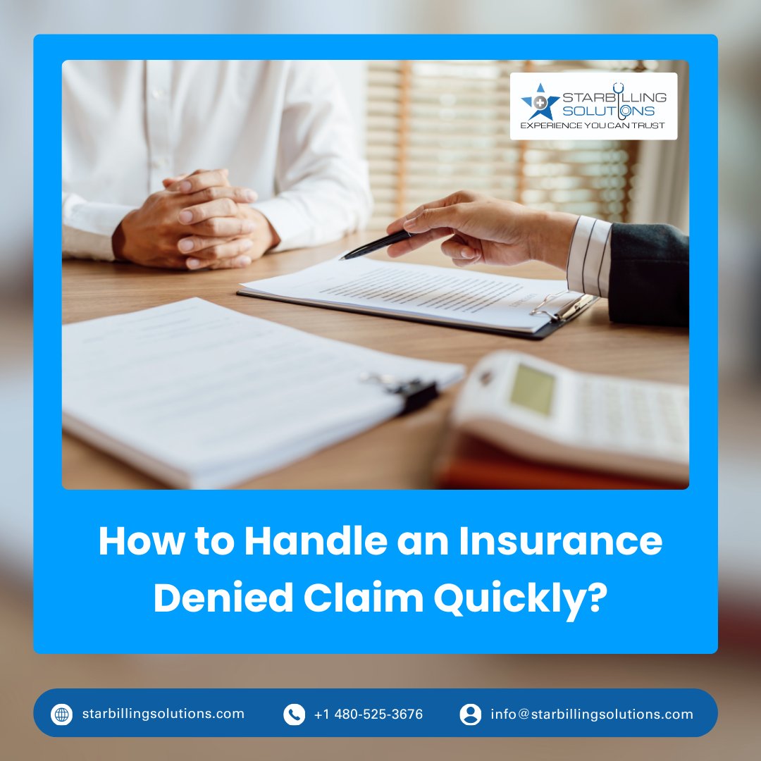 starbillingllc's tweet image. How to Handle an #InsuranceDeniedClaim

Our blog breaks down actionable steps to resolve #InsuranceDenials, from verifying coverage to proper documentation for faster reimbursements.

Dive into the insights: starbillingsolutions.com/blog/insurance…

#ClaimDenials #DenialManagement #MedicalBilling