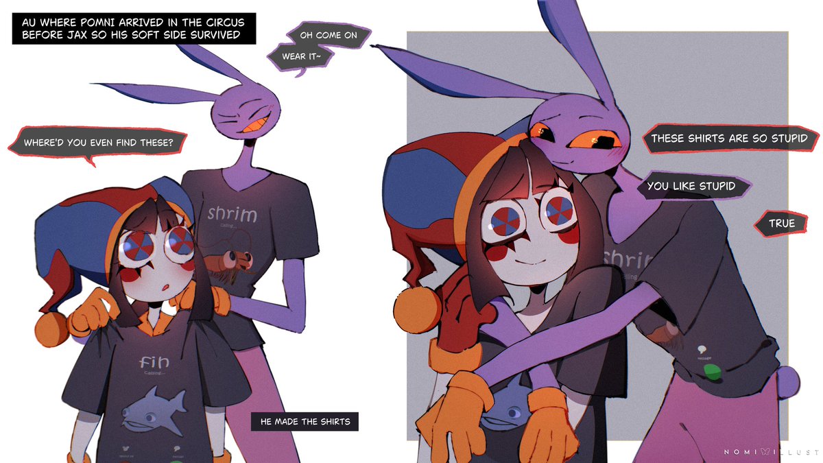 If Pomni arrived in the circus before Jax
#funnybunny #tadc