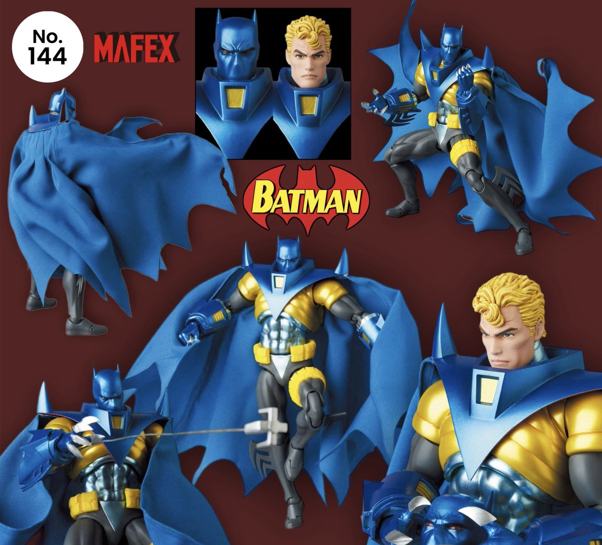アメコミ MAFEX No.144 KNIGHTFALL BATMAN IN STOCK!! OFFICIAL MAFEX Knightfall No.144 Azrael Batman (US